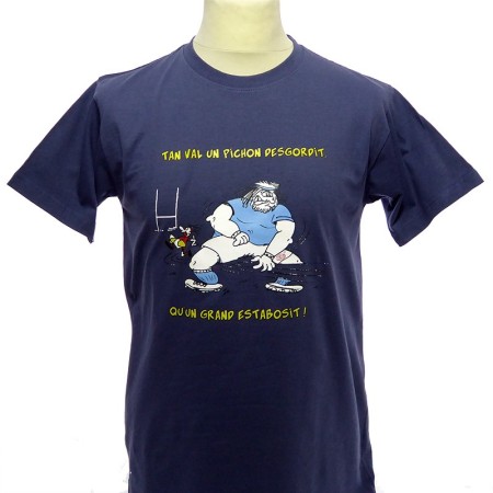 T-shirt humoristique Pichon desgordit en occitan