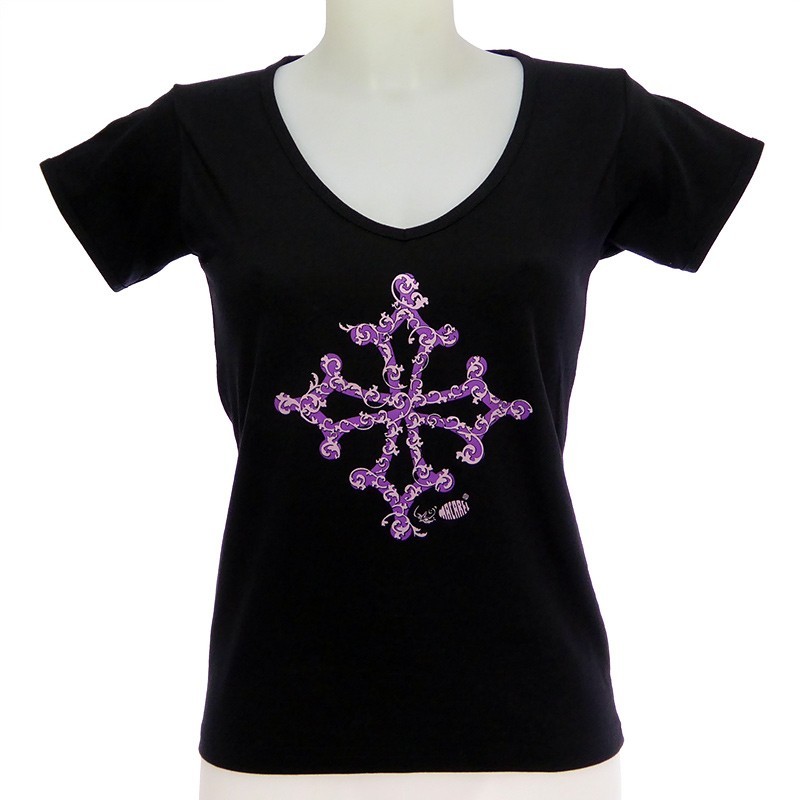 T-shirt femme croix occitane BarÒc - occitanie