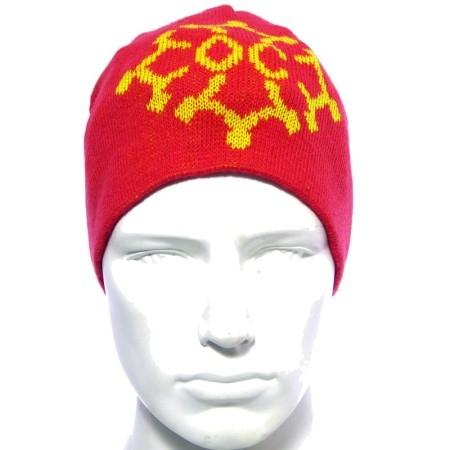 Bonnet noir occitanie avec croix occitane