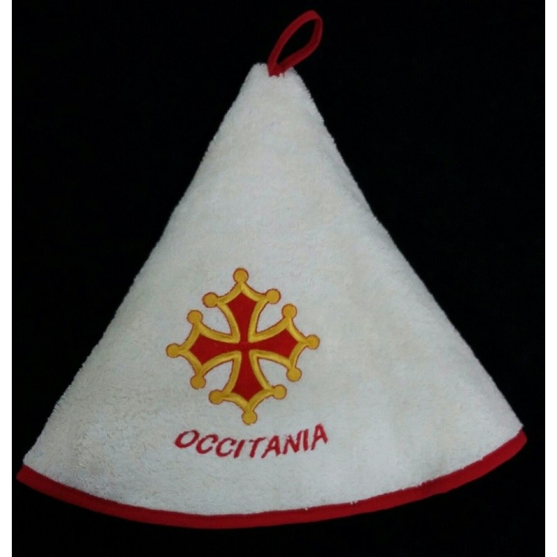 Essuie-mains éponge écrue Occitanie