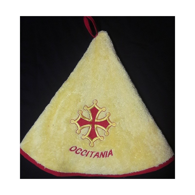 Essuie-mains éponge croix occitane qualité luxe