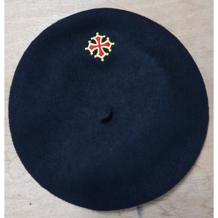 Béret occitanie enfant croix occitane