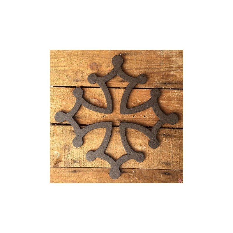 Lot 3 croix occitanes fonte 30 cm