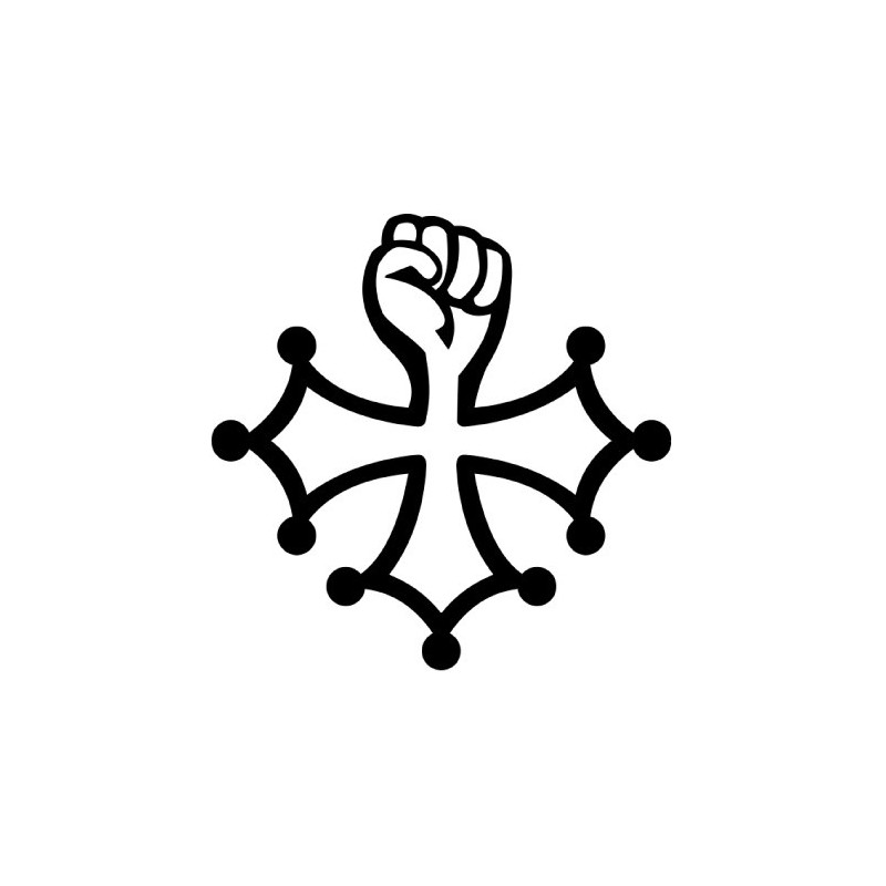 Tatouage éphémère Croix au poing