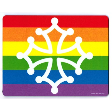 Tapis de souris croix occitane -Oc pride