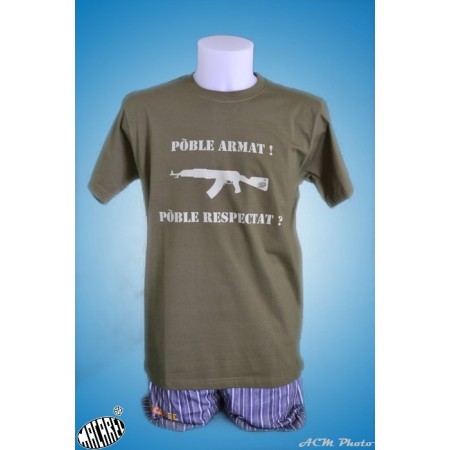 T-shirt « Pòble armat, pòble … "