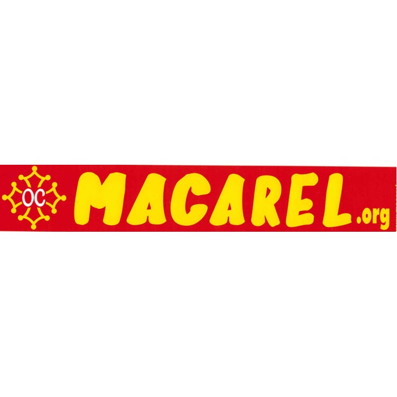 Autocollant Macarel.org