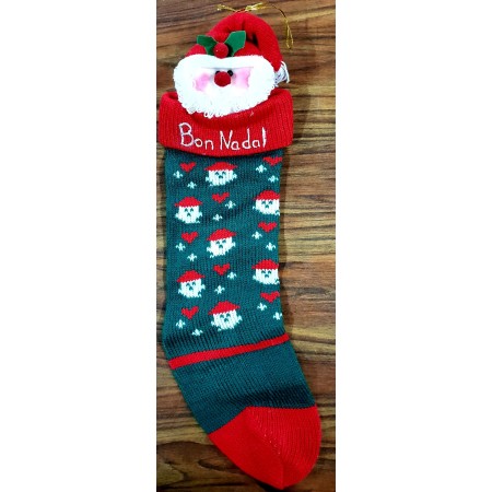 chaussette Bon Nadal (Joyeux Noël) 3 motifs