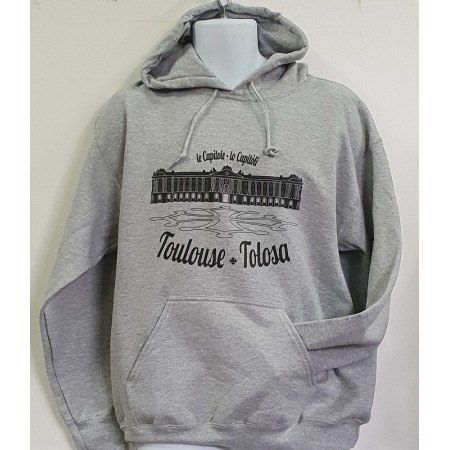 sweat Tolosa Toulouse et Capitole Occitanie - croix occitane effet perspective