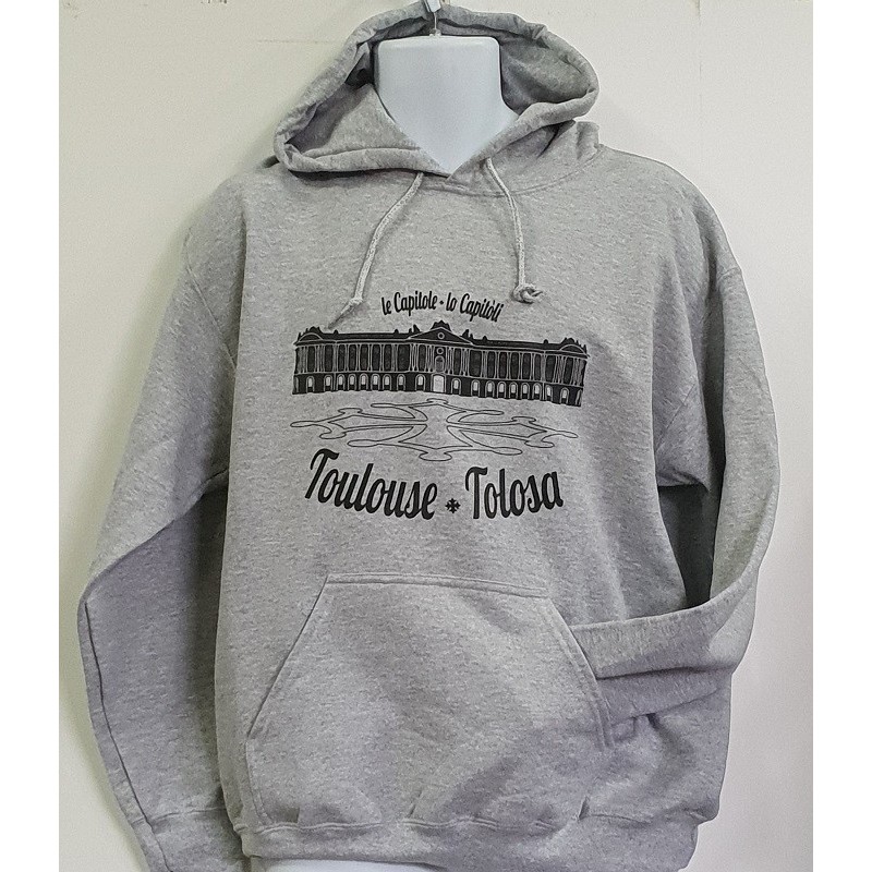 sweat Tolosa Toulouse et Capitole Occitanie - croix occitane effet perspective