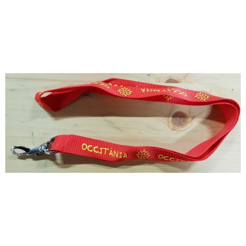 porte-clés dragonne croix occitanes et Occitània