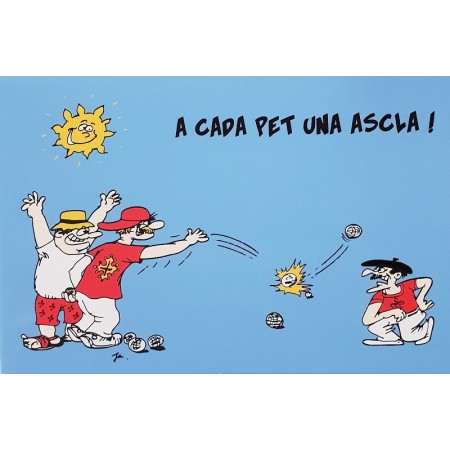 carte humour en occitan Pétanque