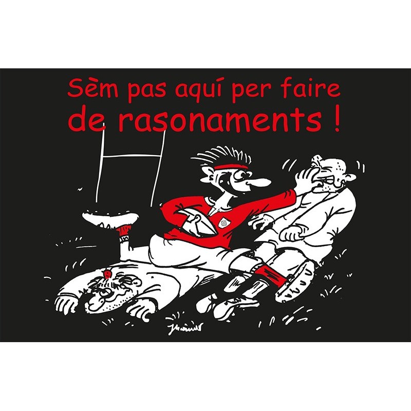 lot 25 cartes en occitan Rugby "Sèm pas aqui per faire de rasonaments"