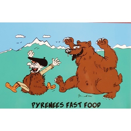 Lot 25 cartes Pyrénées fast food