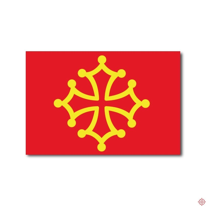 lot 50 cartes drapeau occitan