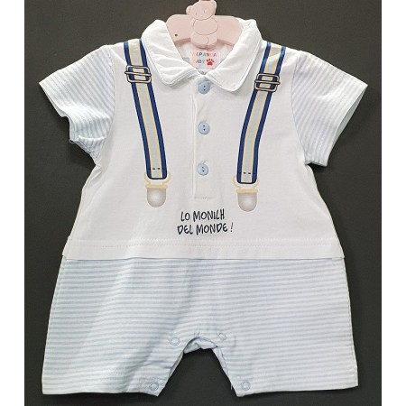 Barboteuse garçon Lo monilh del monde