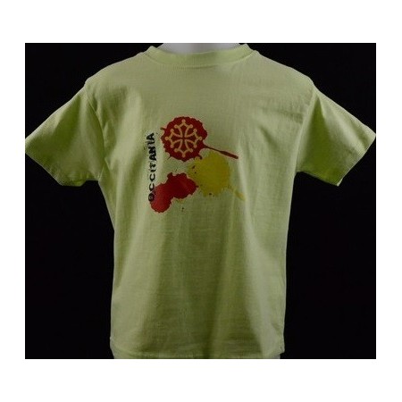 T-shirt enfant Decas ( en occitan : taches ) occitània croix occitane