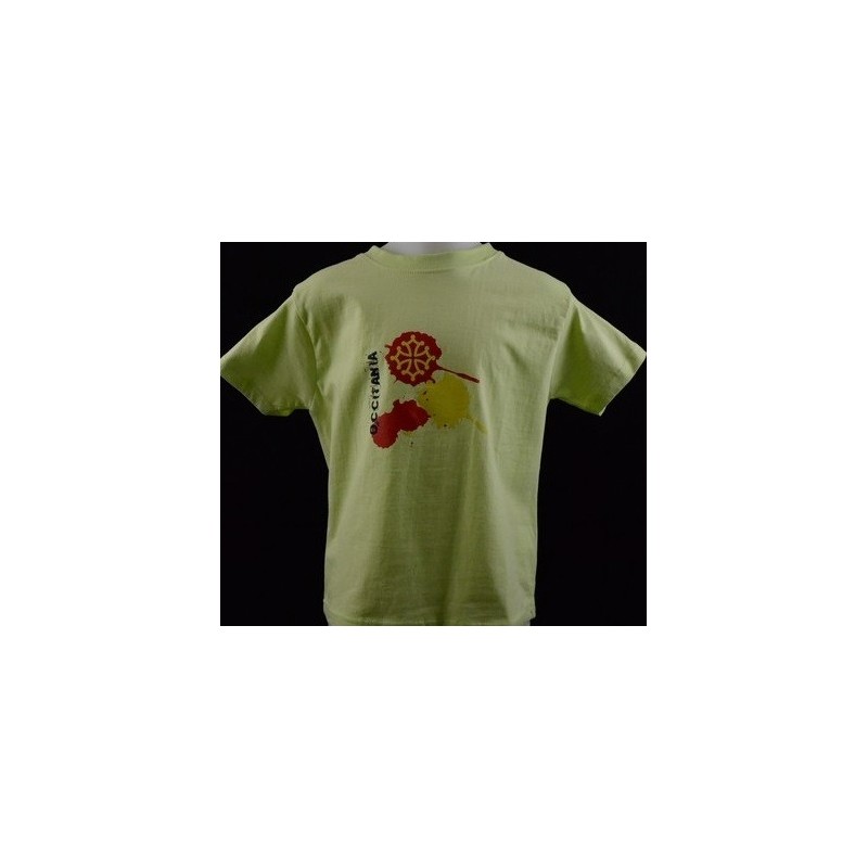 T-shirt enfant Decas ( en occitan : taches ) occitània croix occitane