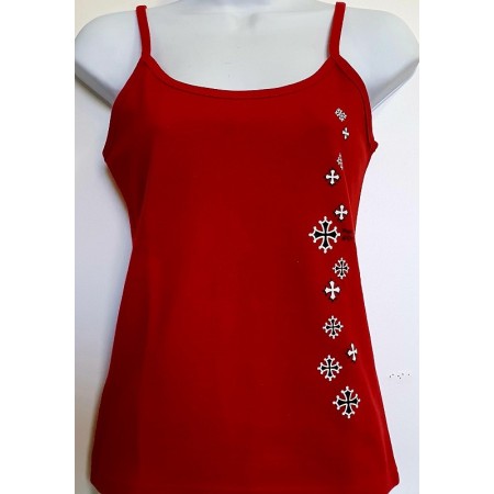 Top Femme croix occitanes Pays d'oc