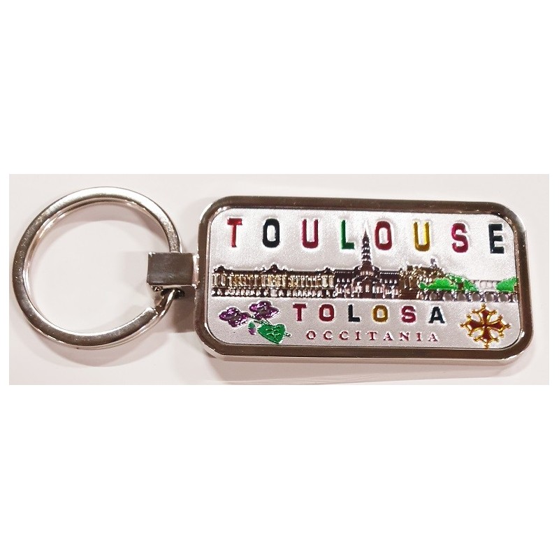 Porte-clés Toulouse Occitània brillant