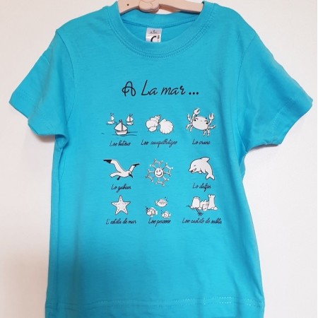 T-shirt Enfant en occitan A la mar