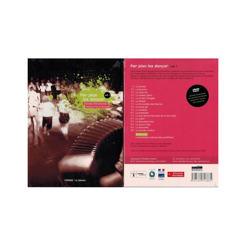 DVD de La Talvera " Per plan las dançar" Danses d'Occitanie