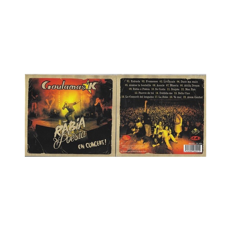 CD Ràbia e poêsia de Goulamas'k