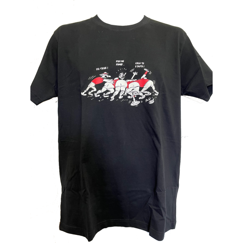 T-shirt homme rugby La mêlée