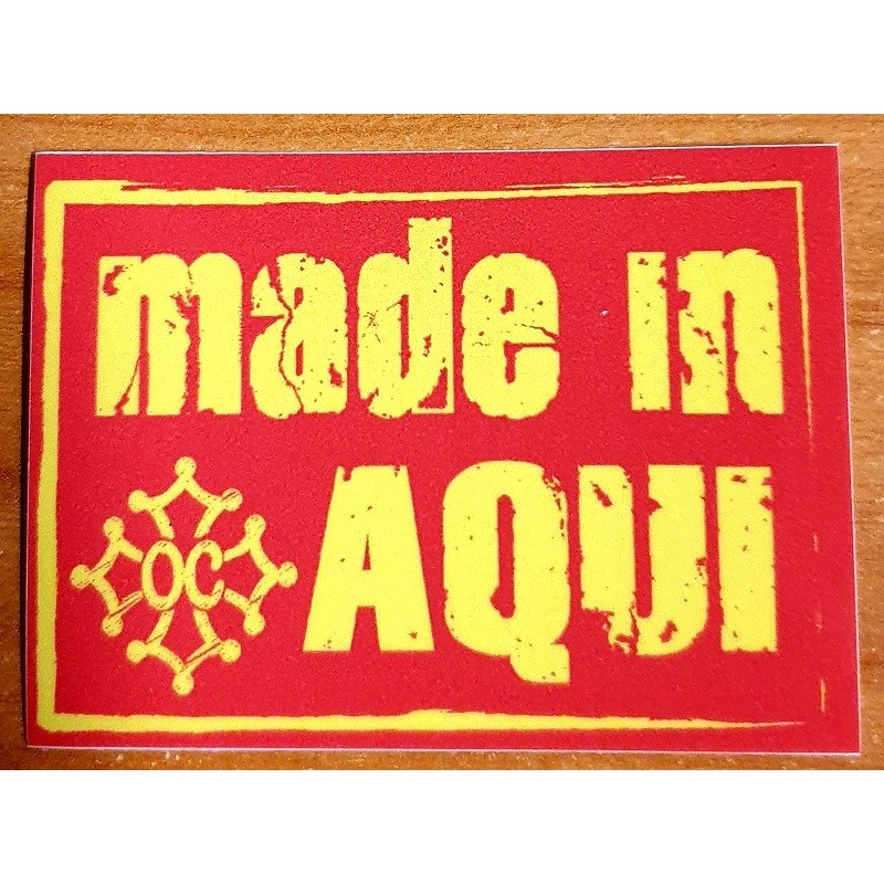 Auto-collant Made in aqui