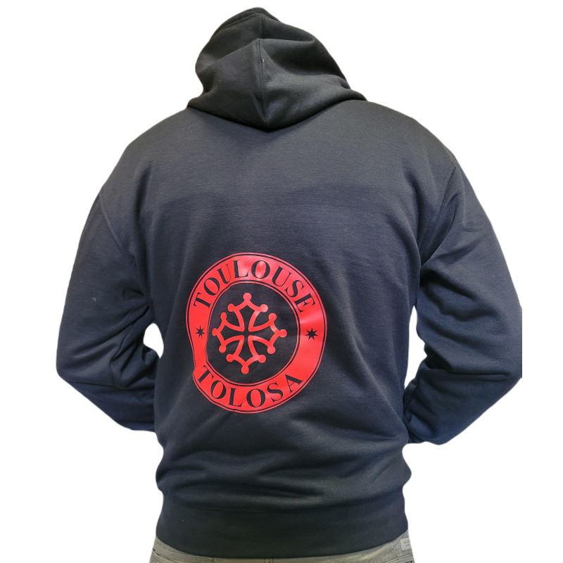 Sweat à zip Tampon Toulouse