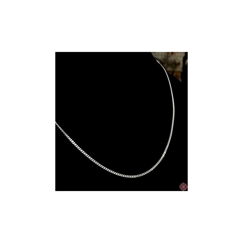 Chaîne en argent massif 55 cm