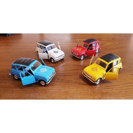 Lot 6 2CV grand modèle couleurs assorties