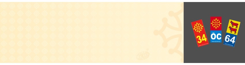 Autocollants : Immatriculation